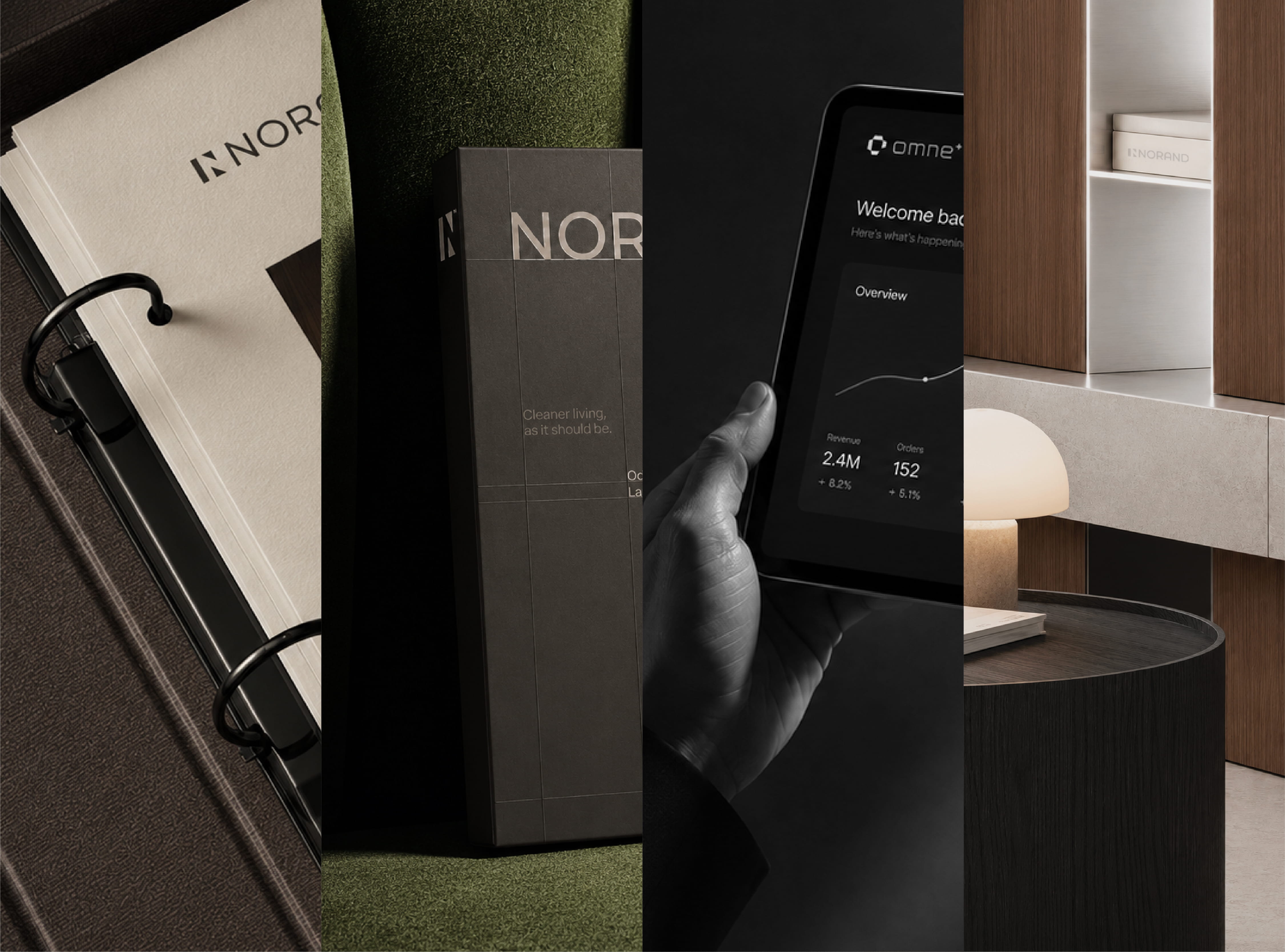 Enter the NORAND Circle — NORAND Swatch Book, LSB Core, OMNE+ ERP Access and CMF AI Render.